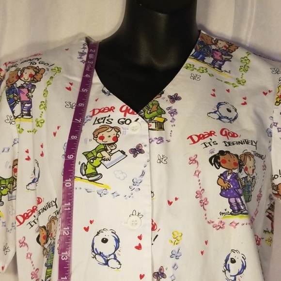 Dear God kids scrub top - Picture 3 of 8